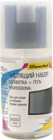 Фото 1/7 Чистящий набор Silwerhof 200 мл, 1 шт для экранов и оптики