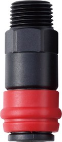 SY-0413M, MIGHTY SEVEN Муфта быстросъемная F M1/2", композитная