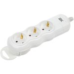 Колодка удлинителя 3-мест. с заземл. РПр03 IEK WYP10-D-KP-16-03-ZS-K01