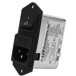 084M.01001.00, FILTERED IEC MODULE, C14, 10A, QC