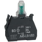 332208, Световой блок OptiSignal D22 A45-LB-VM3 зеленый 230-240VAC ZBVM3 (кратно 1)