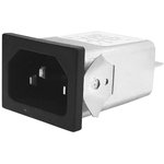 080SHM.01000.W0, FILTERED IEC MODULE, C14, 10A, WL