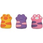 Точилка "Лапки", 1 отверстие, ассорти, 77245