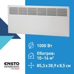 EPHBM10PR, Electric convector FinnHeat 1000 W, fur/thermal