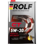 322233, Масло моторное синтетическое ROLF GT 5W-30 SN/CF (синт.) 1л