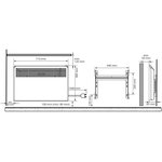 EPHBM07PR, Electric convector FinnHeat 750 W, fur/thermal