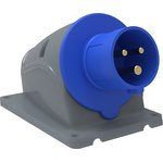 MAGNUM Fixed Plug SSI-513 16A-6H/200-250V 2P+PE IP44 IEK