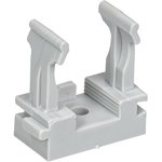 ELASTA Holder with snap for corrugated pipes for mounting gun CFM16 grey IEK