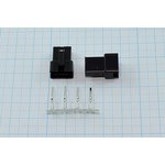 Разъем питания GT вилка, контакты 1x 4, шаг P2.5, монтаж на кабель, GT-04M