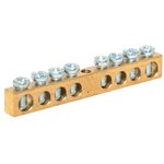 EKF PROxima Шина PEN "ноль-земля" (6х9мм) 8 отверстий латунь крепеж по центру ...