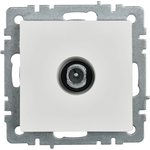 BR-A10-P-K01, BRITE Роз. TV проходная РТВ10-0-БрБ бел. IEK