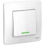 (Schneider Electric) BLANCA C/Y 1-key SWITCH with backlight, 6A, 250B ...