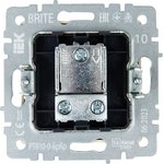 BR-A10-P-K10, BRITE Роз. TV проходная РТВ10-0-БрКр беж. IEK