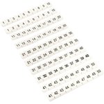 zb-st-2.5-nlpe-1-50, Маркеры для JXB-ST 2,5 NLPE с нумерацией 1-50 (100шт.)