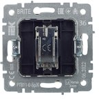 BR-A10-O-K36, BRITE Роз. TV оконечная РТВ11-0-БрЖ жемч. IEK