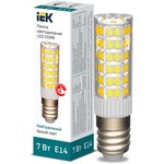 LLE-CORN-7-230-40-E14, Лампа LED CORN капсула 7Вт 230В 4000К керамика E14 IEK