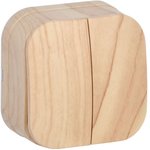 Switch 2-cl. OP GLORY 10A VS20-2-0- HC pine IEK EVH20-K34-10