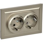 Socket 2nd JV BRITE RS12-3-BrSh 16A assembled with grounding ...