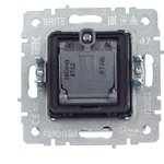 BR-AF20-O-K47, BRITE Роз. двойная TV+SAT РТВ/РСп12-БрА алюм. IEK
