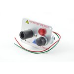 Панель 95x65, 12 В, переключатель кнопочный(герметичный) /переключатель с ...