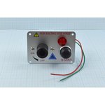 Панель 95x65, 12 В, переключатель кнопочный(герметичный) /переключатель с ...