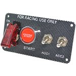 Панель 125x65, 12 В, переключатель кнопочный"START" /переключатель ...