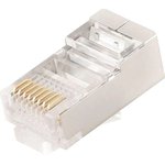 Разъем (коннектор) Cablexpert RJ-45 (8P8C) PLUG5SP/10, универсальный кат.5e ...