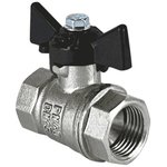 VF.217.NB1.012.DP, Кран шаровой DeltaPro для ВОДЫ 1/2 ВВ, никелированный