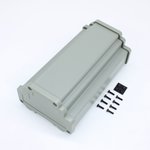 ALUD9MG-PLG-V0, корпус на DIN рейку алюминиевый серый 166.7x98.3x69.0мм