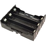 Батарейный отсек (держатель), 18650-3, BK-18650-PC6, контакты 6P, [3-аккумулятора]