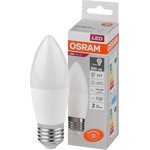 4058075579590, Лампа светодиодная свеча LED 10 Вт E27 6500К 800Лм 220 В (замена ...