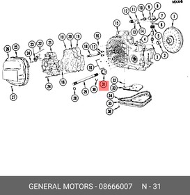 08666007, Сальник полуоси (35x55x9/14.7) Daewoo Nexia/Espero/Kalos