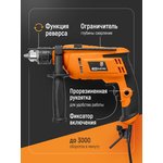 SQ1086-0102, Electric impact drill with mains power of 710 W, Rubin series
