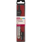 Готовальня Attache циркуль 140 мм, точилка, в пластиковом пенале S03002E