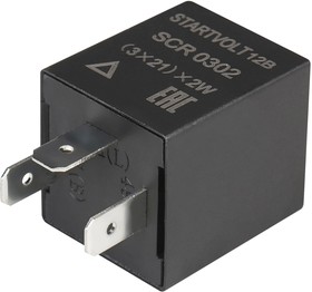 Фото 1/3 SCR0302, Реле поворота 3 конт. для а/м Газель-Бизнес/Next/ГАЗон Next (SCR 0302)