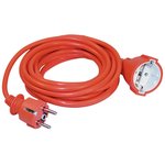 WUP10-10-K09-N, Шнур УШ-01РВ оранж. 2P+PE/10м 3х1,0мм2 IEK