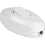 EVB10-K01-10, Single-key collapsible switch for wall lamp WB-01B white