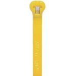 7TAG009070R0098,Cable Tie, Nylon 6.6 (Polyamide 6.6), Yellow, 92 mm, 2.3 mm ...