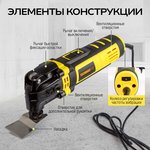 Реноватор электрический TECHNICOM TC-EMT500, 400Вт, 220В, 15000-21000 кол/мин ...