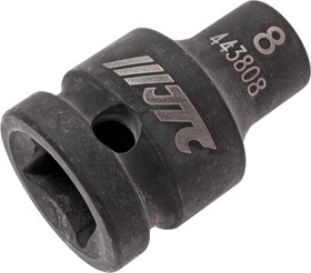 Фото 1/2 Головка торцевая ударная 6-гранная 1/2 х 8мм, длина 38мм JTC /1/10/200