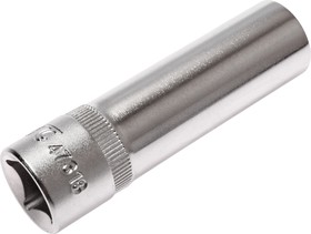 Фото 1/2 Головка торцевая глубокая TORX 1/2 х E18, длина 76мм JTC /1/10/200
