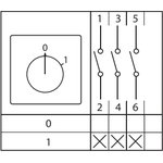pk-1-13-25-a65, Переключатель кулачковый ПК-1-13 25А 3P "0-1" с блокировкой IP65 ...
