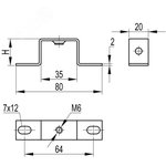 03130, Кронштейн TST30 для DIN-рейки QUADRO