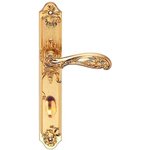 Ручка дверная на длинной накладке FLOR S. GOLD OL 940000000402