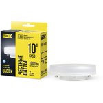 LLE-T80-10-230-65-GX53, Лампа LED T75 таблетка 10Вт 230В 6500К GX53 IEK