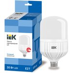 LLE-HP-30-230-65-E27, Лампа LED HP 30Вт 230В 6500К E27 IEK