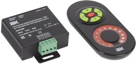 Фото 1/10 LSC1-MONO-120-RF-20-12-B, Контроллер с ПДУ радио MONO 1 канал 12В 10А 120Вт черный IEK