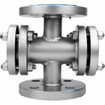 Стекло смотровое IG-316-F Ду100 Ру16 нержавеющая сталь 316, фланцевое