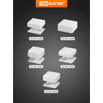 SQ1401-0210, Junction box 100x100x44 OP with terminal block white IP40 package 2 ...