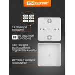 SQ1401-0210, Junction box 100x100x44 OP with terminal block white IP40 package 2 ...